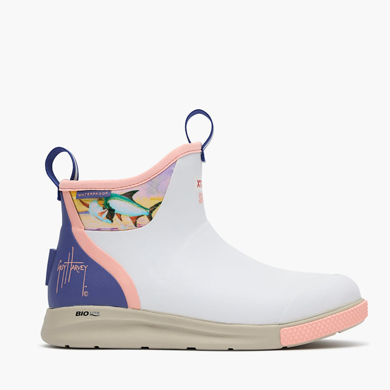 Xtratuf White And Sunset Tarpon XADSWG10 Ankle Deck Sport