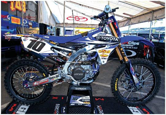 YAMAHA YZF450 SUPERCROSS RACE BIKE POSTER