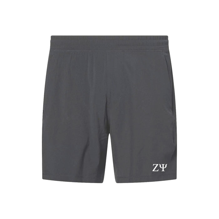 Zeta Psi lululemon Pace Breaker Linerless Short - Onxy Grey 7"