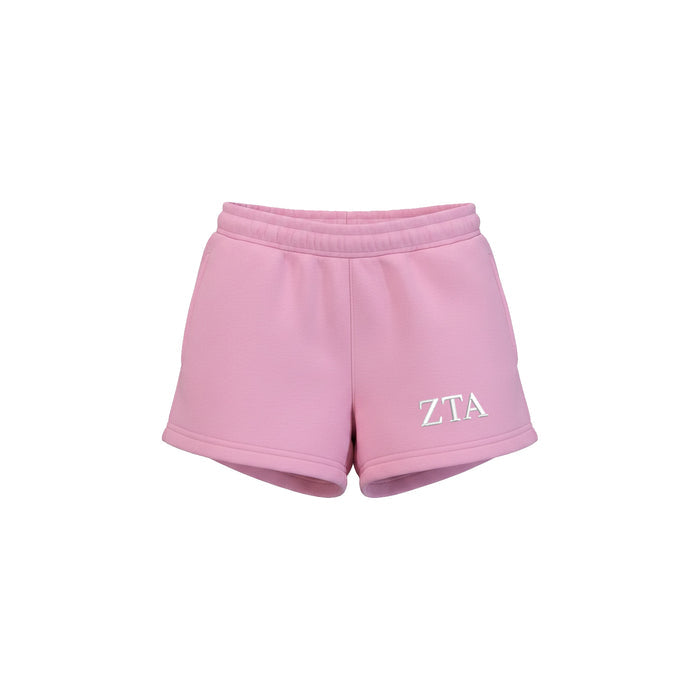 Zeta Tau Alpha Fave Fit Shorts - Pink