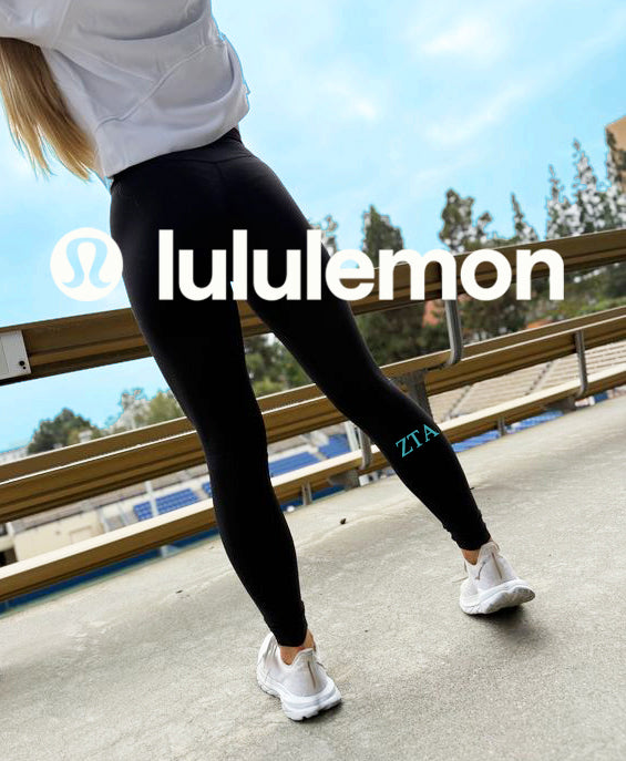 Zeta Tau Alpha lululemon Align™ High-Rise Pant 25" - Black