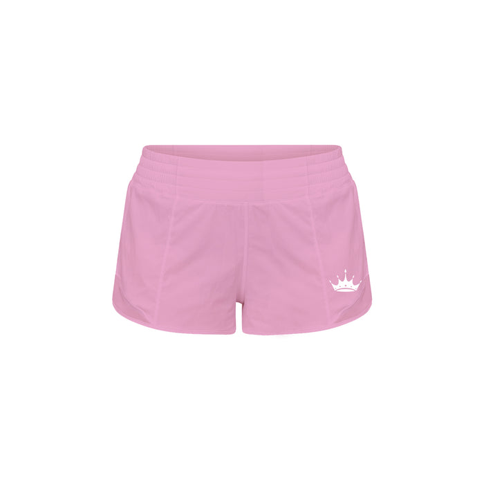 Zeta Tau Alpha lululemon Hotty Hot High-Rise Lined Short 2.5" - Pink Frosting - Crown Logo