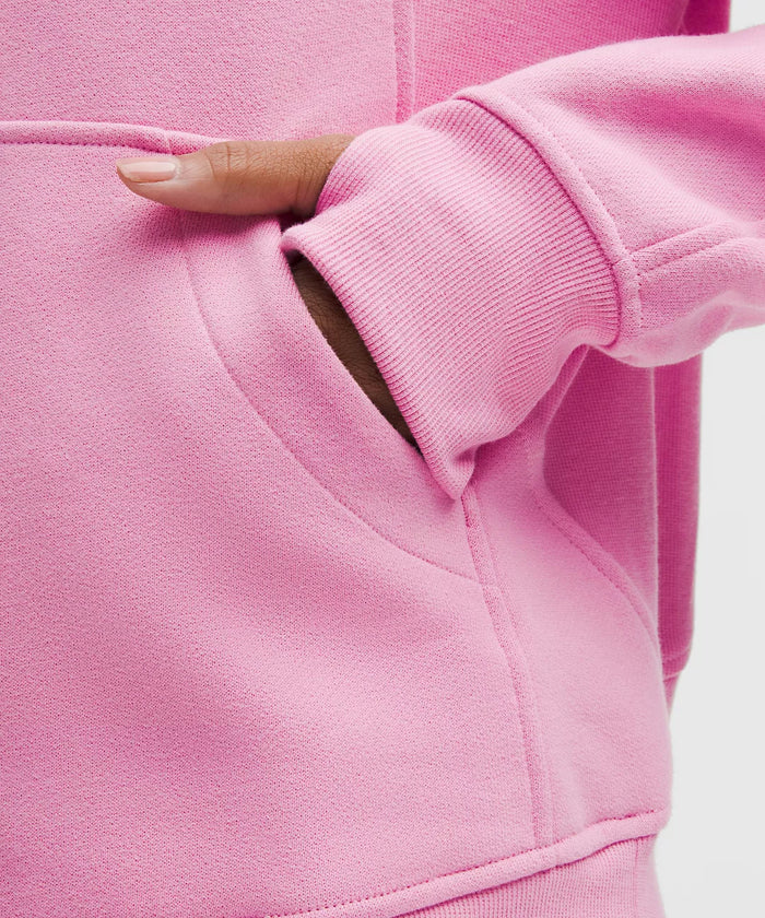 Zeta Tau Alpha lululemon Scuba Oversized Half-Zip Hoodie - Pink Frosting