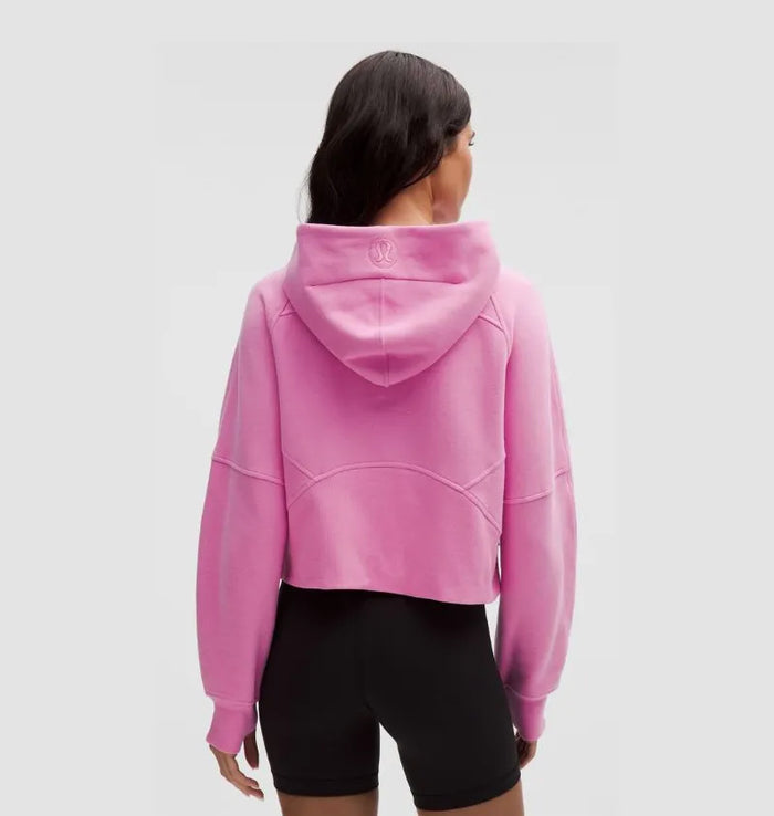 Zeta Tau Alpha lululemon Scuba Oversized Half-Zip Hoodie - Pink Frosting