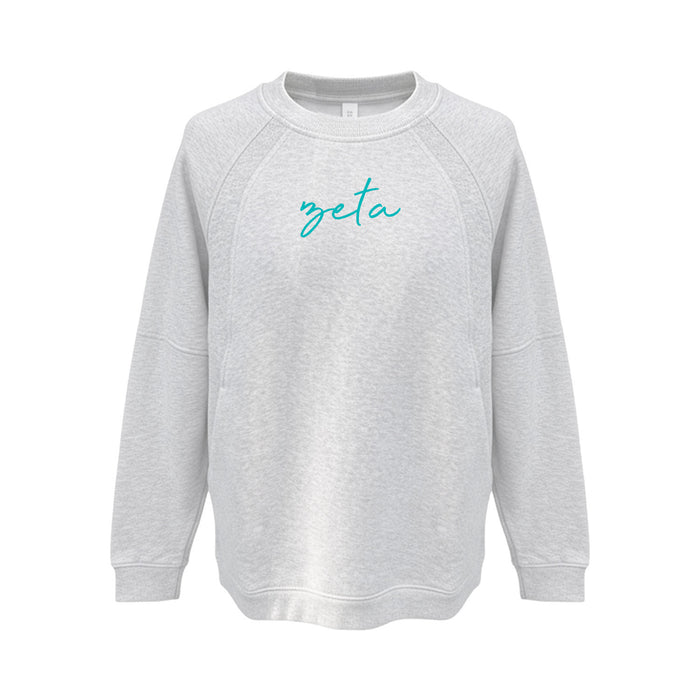 Zeta Tau Alpha lululemon Scuba Oversized Long Crewneck - zeta