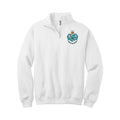 Zeta Tau Alpha Pullover Quarter Zip Sweatshirt with Crest